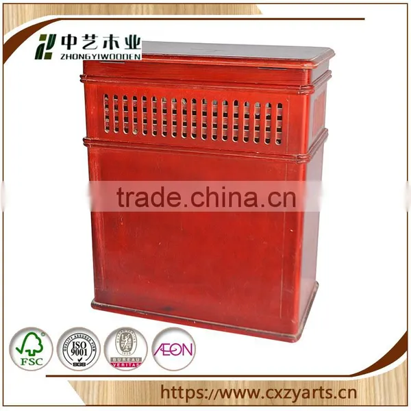 Luxury Red Wooden Bedroom Roots Recycled Wood Furniture photo-3