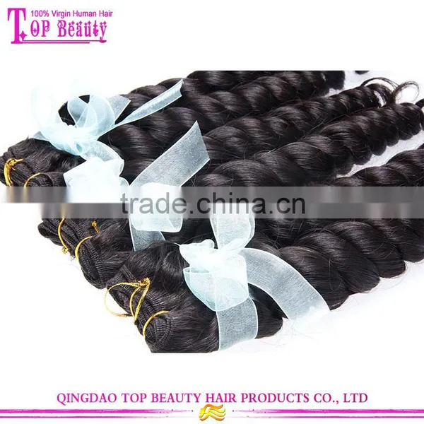 100% Hand Tied Virgin Indian Remy Hair Weft Unprocessed Indian Hair Extension Natural Hair Extensions photo-4