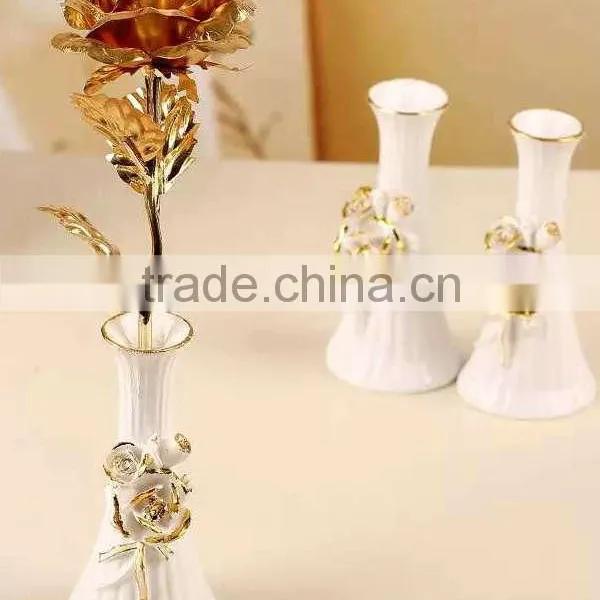 Valentine's Day Rose, 24k Gold Foil Rose