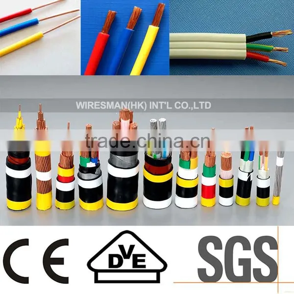High Quality Copper Conductor PVC Insualted Electric Wire BV Cable