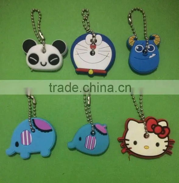 Promotional Custom Made PVC Rubber Keychain for Wholesale photo-2