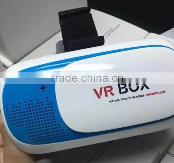 Colors Virtual Reality 3D Glasses VR Box With Bluetooth Romote Control HeadMount VR BOX 2.0