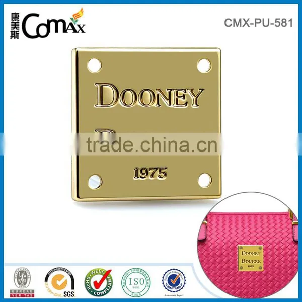 Factory Supply Custom Metal Logo Plate for Handbags photo-2