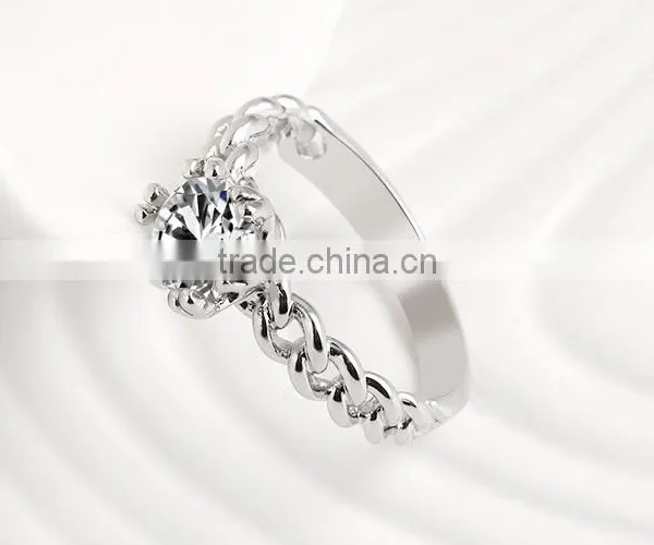 High Quality 1 Gram Gold Plated Platinum Wedding Ring Design photo-5
