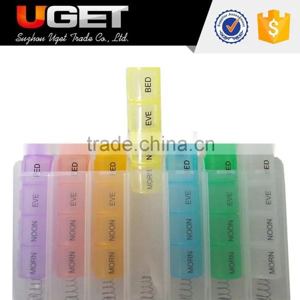 Factory Price Spring Plastic Wholesale Monthly Pill Box for Indian photo-3