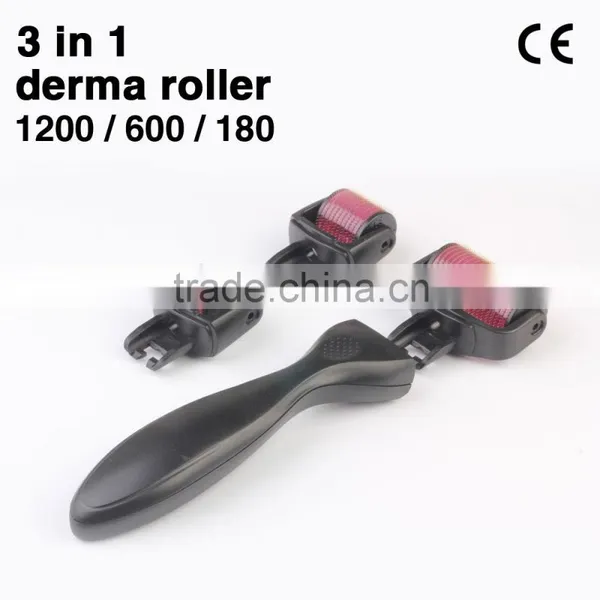 Dermaroller Factory Supply Stainless Micro Needle Therapy DRS 3 in 1 Derma Roller Kits for Skin Care photo-5