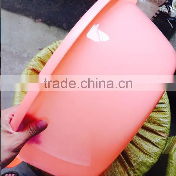 Red pp Multifunctional Portable Round Plastic Basin Wholesale photo-2
