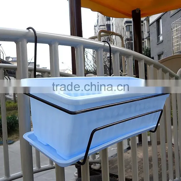 Rectangle Square Plastic Flower Pots For Garden Decoration