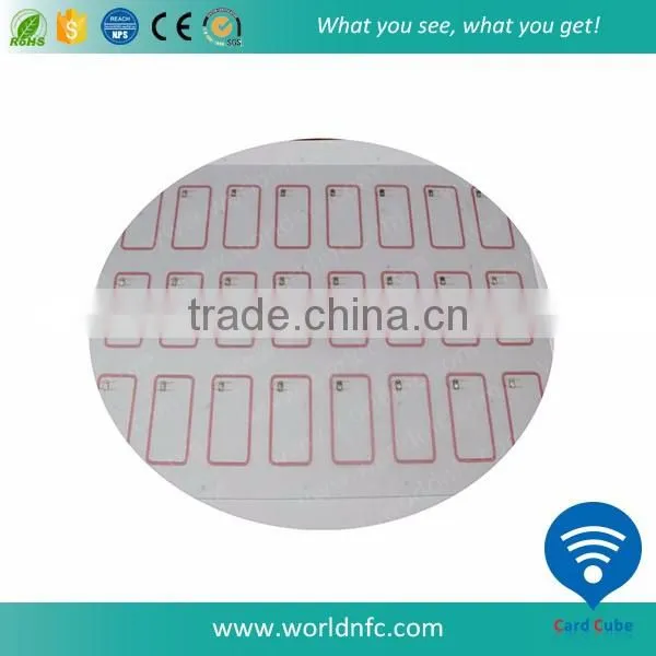 3x7 Layout Original Plus X 2K PVC RFID Inlay for Plastic Card