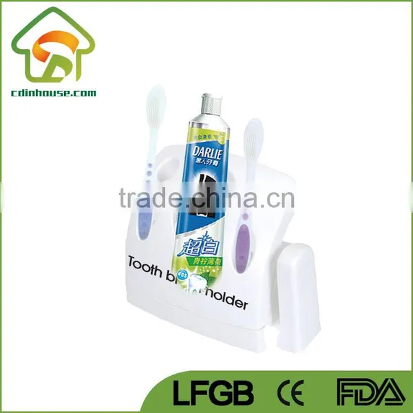 Plastic Toothbrush Holder With Suction Cup photo-3