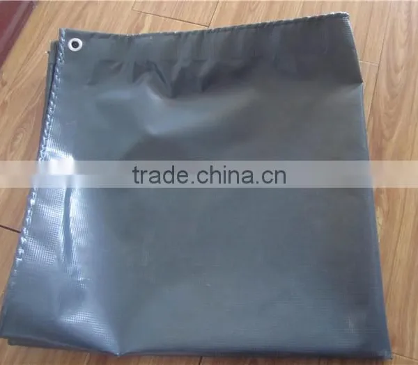 China Manufacture Fumigation Tarpaulin, Grain Store Used Pvc Laminated Tarpaulin photo-3