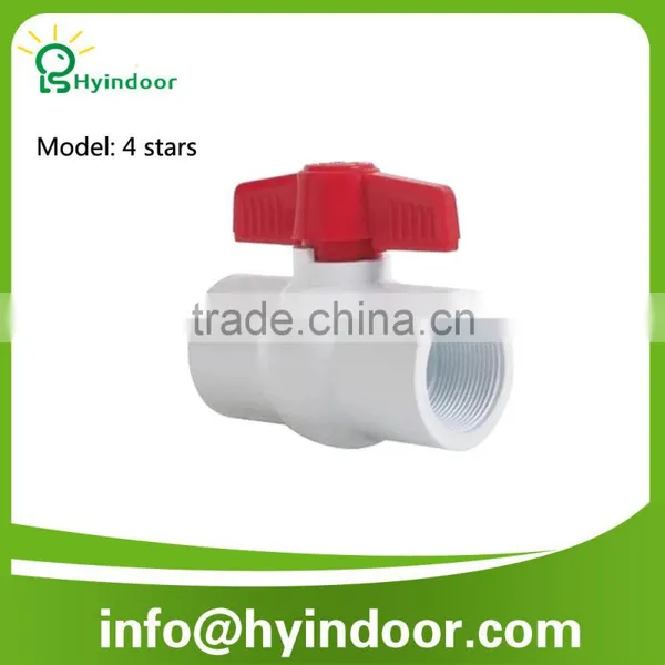 4 Since the Beginning of the Internal Thread Ball Valve Water Pipe Wire Pvc Plastic Ball Valve Switch