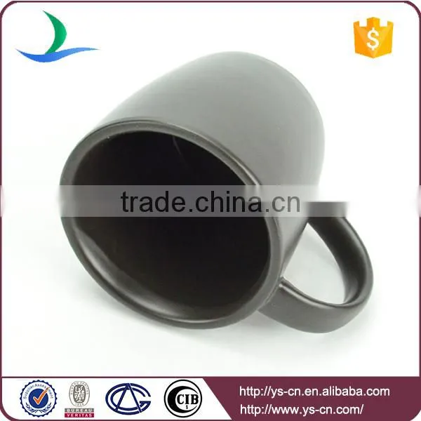 Promotional Matt Black Color Wholesale Porcelain Mug photo-4