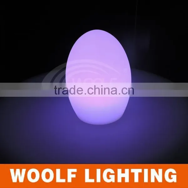 Nice Looking Color Chaing 16 Colors RGB LED Egg Lamp photo-3