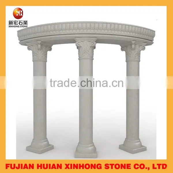 Decorative Outdoor Marble Roman Stone Column and Scuipture With Various Designs photo-6