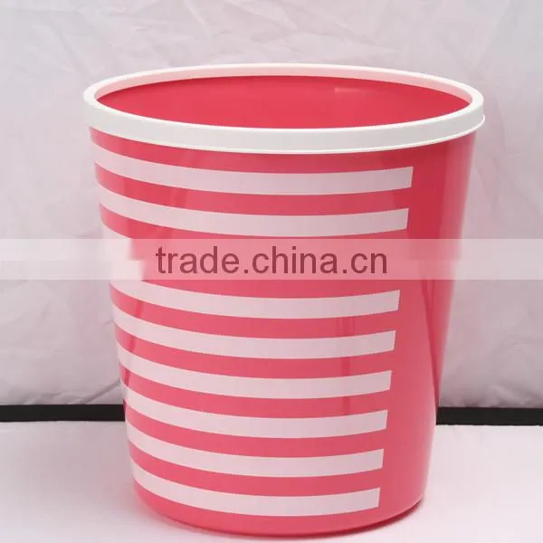 Plastic Printing Wastebasket Trash Can Containers 12L photo-4
