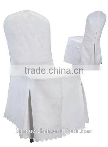 Cheap Price Jacquard Banquet Chair Cover for Wedding photo-4