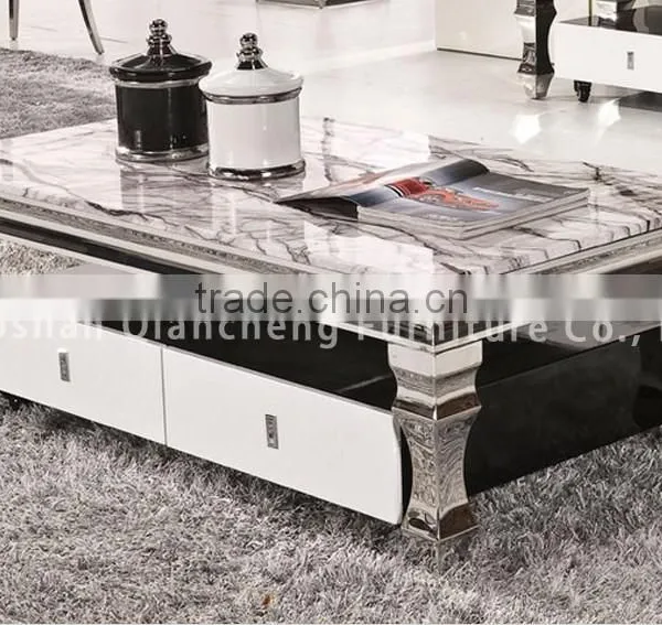Middle East Living Room Furniture Marble Coffee Table Set photo-3