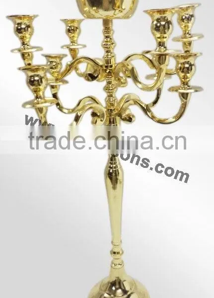 Shiny Polish Aluminum Candelabra photo-2