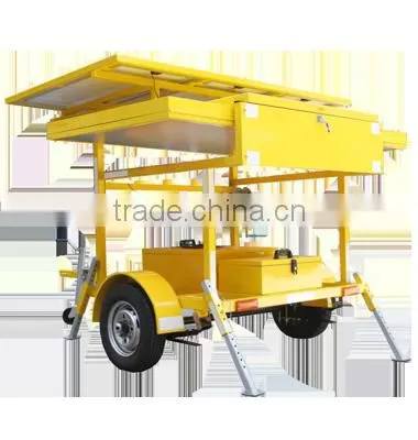 Mobile LED Variable Message Signs VMS Trailer For Sale photo-6