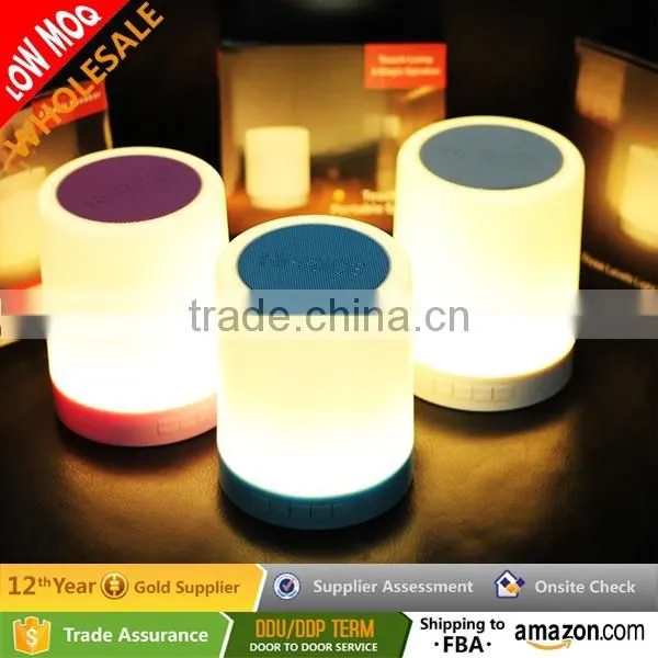 2016 Top Selling Mini Wireless Bluetooth Speaker With LED Lamp