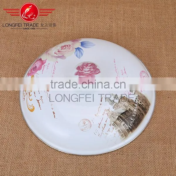 Best Selling Multi-functional Ceramic Enamel Steamer Pot Stew Pot With Full Decal photo-4