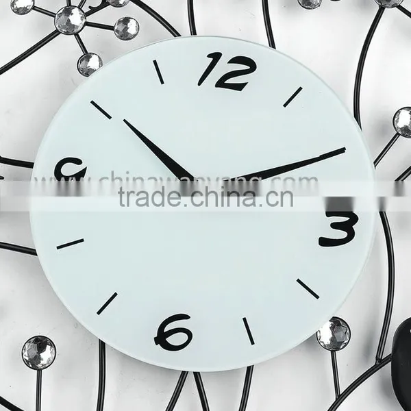 China Manufacturer Low Price Black Cute Bird Wall Clock photo-3