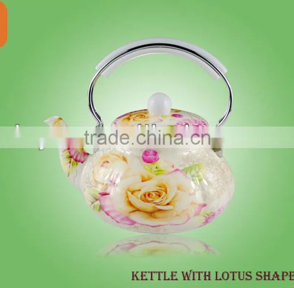 1.2L 1.5L 2L Promotion in Paraguay and Egypt Enamel Kettle photo-3