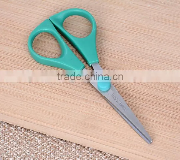Fashion High Quality Student Scissors Plastic Handle Office Scissors photo-2