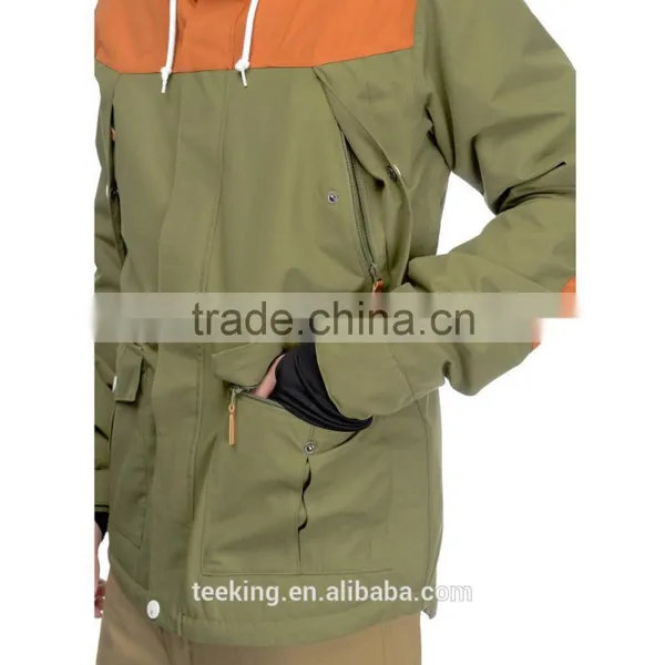 Custom 100%polyester Waterproof Snowboard Jacket photo-4