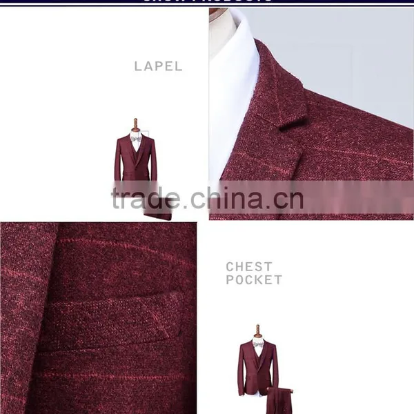 2017 Hot Sale Latest Pant Coat Picture Men Suit Made in China photo-4