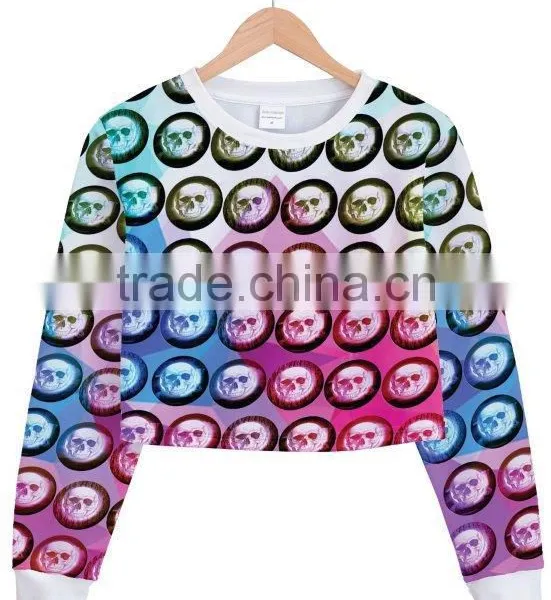 Crop Top Sweatsirt With Your Design. No Minimum. Real Factory. 3-5 Days Production photo-6