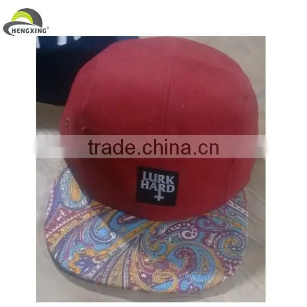 Custom 5 Panel Hats Sewing Pattern,wholesale 5 Panel Hats,floral 5 Panel Hat photo-5