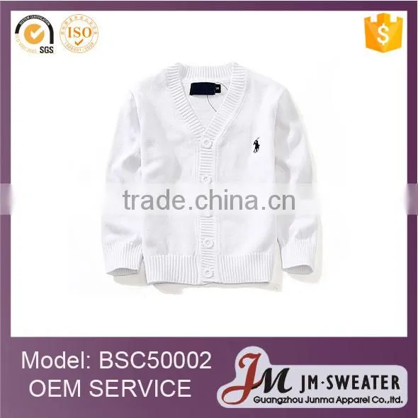 2017 Latest White Japanese School Sweater Uniform Boys Kids Cardigan Sweaters
