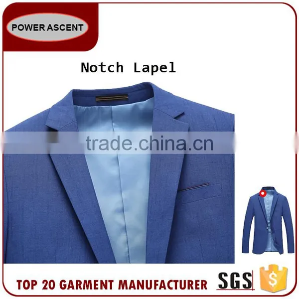 High Quality 1 Button Fashion Business Suit Jacket Blazer For Men photo-4