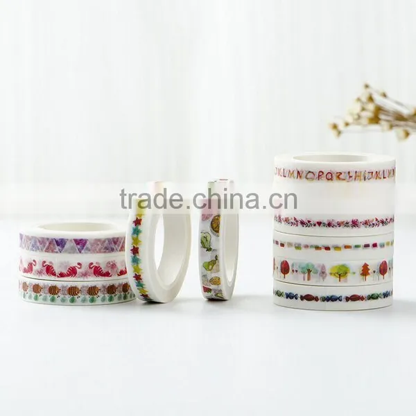 9mm*10m Paper Tape DIY Planner Accessories Thin Style Adhesive Tape photo-5