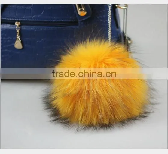 Wholesale Raccoon Fur Pom Poms photo-5
