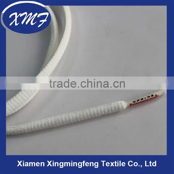 Oval Rope Athletic Shoelaces With Plastic Printing Tips photo-3