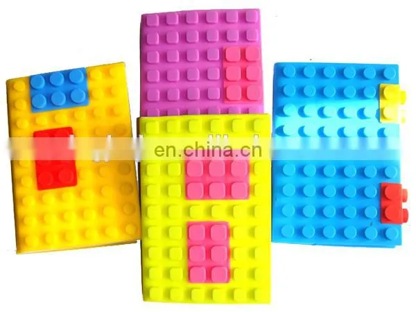 Colorful Personalized Office Block Silicone Notebook Cover