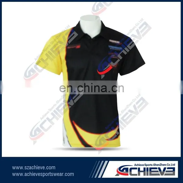 Professional Polyester Economical Seamless Polo Shirts photo-6