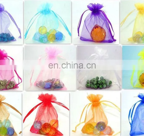 4''x5.5'' Multicolor Organza Wedding Party Favor Gift Candy Pouch Bags