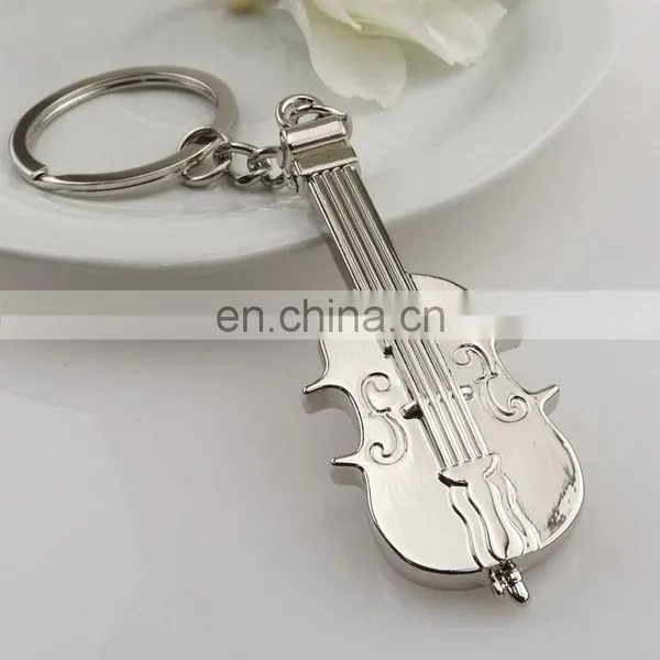OEM High Quality Fashionable Custom Made Violin Keychain photo-2