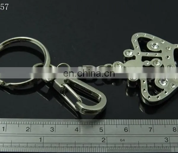 New Crown Shape Metal Crystal Diamond Keychain for Wedding Gift photo-2
