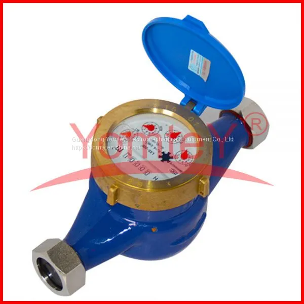 Residential Water Meter Multi-jet Dry-dial Water Meter for Apartment Project Brass/Iron Class B Magnetic Drive Domestic Water Meter photo-3