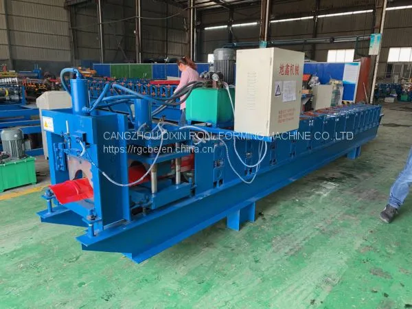 Color Steel Ridge Tile Panel Sheet Roll Forming Machine photo-4