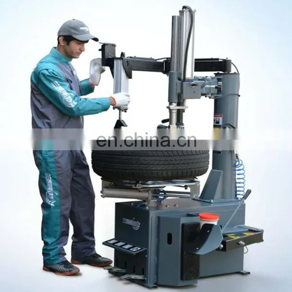Double Wheel Arm Semi-automatic Tire Changer Machine Tire Dismantling Machine For Sale photo-3