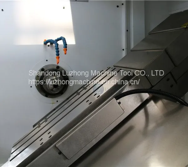 CK46P High Speed High Precision Automatic CNC Slant Bed Linear Rail Lathe Machine photo-4