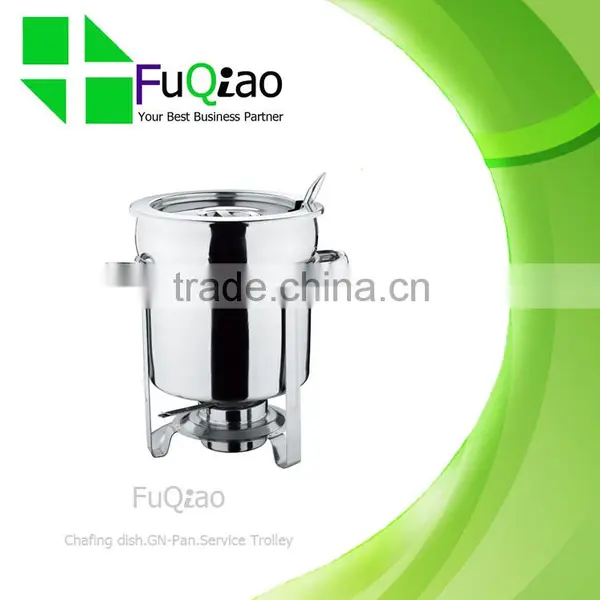 Low Prize Stainless Steel Round Roll Top Buffet Chafing Dish for Hotel photo-4