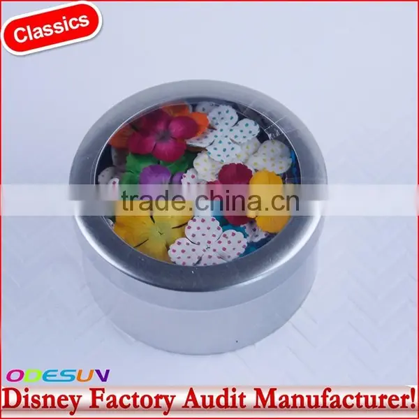 Disney Universal NBCU FAMA BSCI GSV Carrefour Factory Audit Manufacturer 1" Paper Flowers 6 Pack photo-2