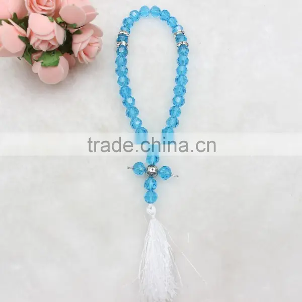 Orthodox Faced Glass Beads Rosary